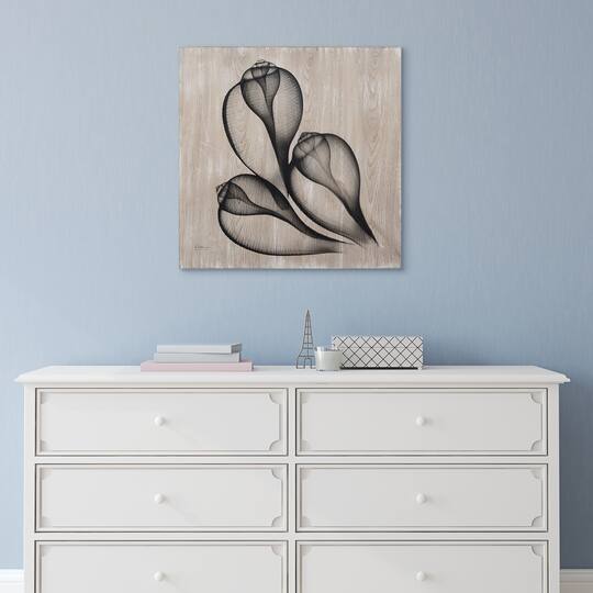 Empire Art Direct Frassino De Arte Legno 24" x 24" Coastal Serenity II Printed Hand Finished Ash Wood Wall Art